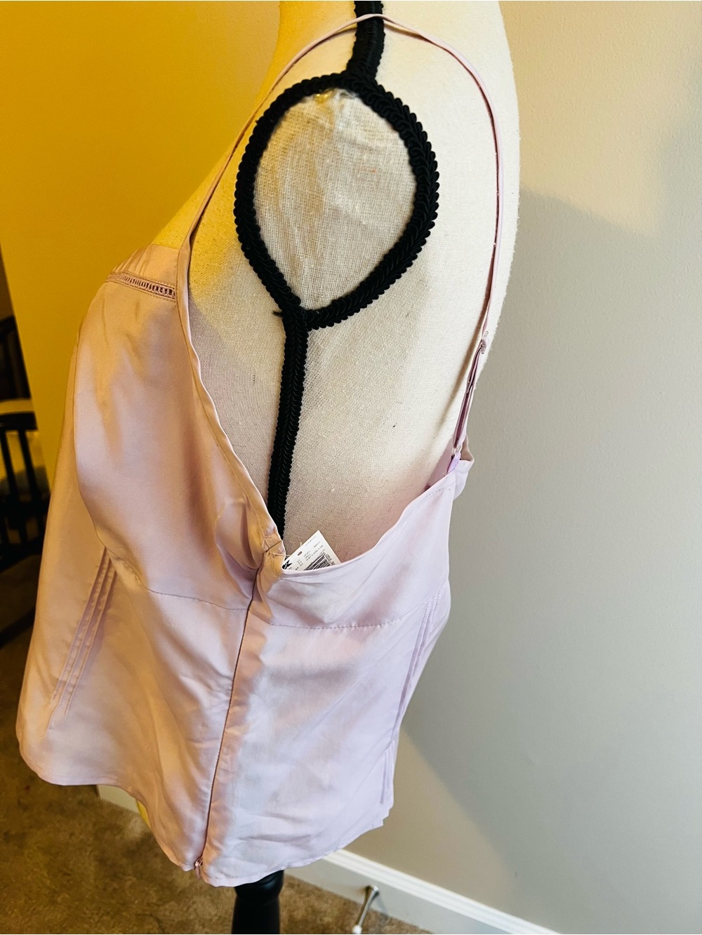 New Old Stock Route 66 100% Silk Lavender Cami 14 - Picture 2 of 9